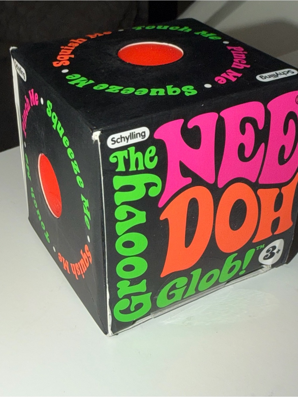 Needoh Schylling Groovy Glob Squishy Fidget Toy - Orange